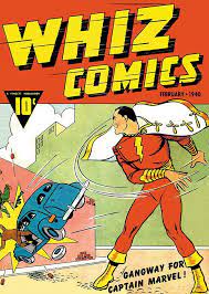 Capa da Whiz Comics #2, primeira aparição do herói