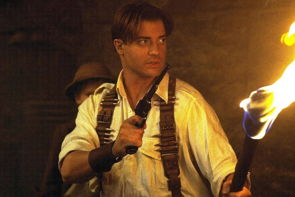 Brendan Fraser em 'A Múmia'.