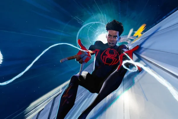 Miles Morales em 'Homem Aranha: Através do Aranhaverso'