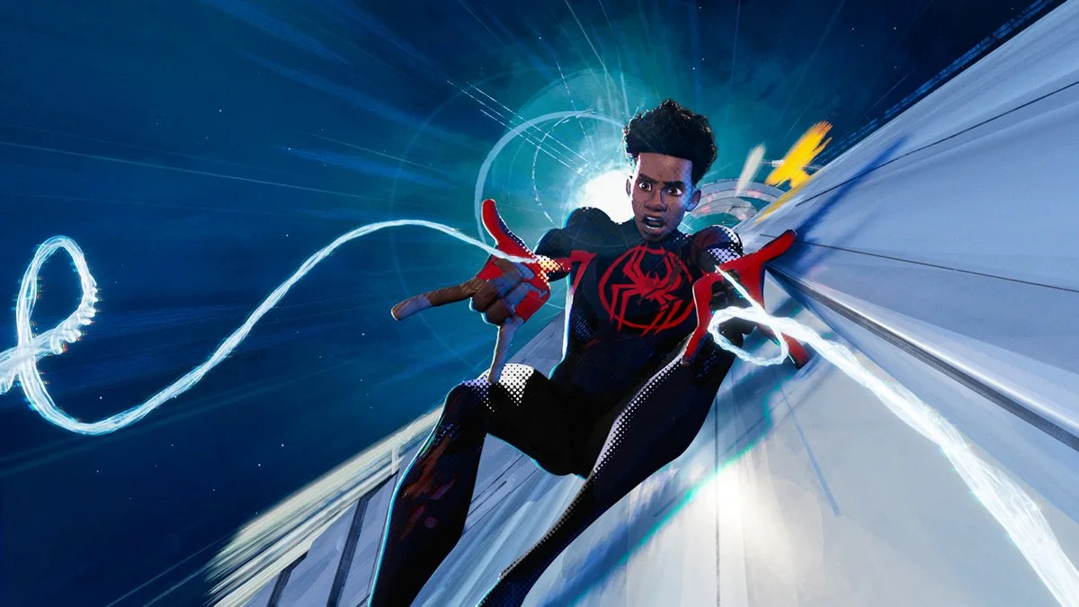 Miles Morales em 'Homem Aranha: Através do Aranhaverso'