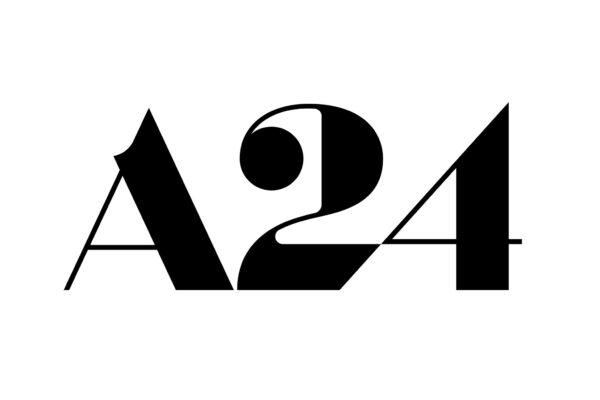 Logo da produtora A24, que continuará as gravações durante a greve dos atores.